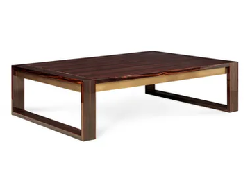 PARKER - Rectangular ebony coffee table by JOSÉ LEITE DE CASTRO - view 2